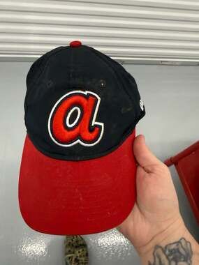 New Era Youth Atlanta Braves 9TWENTY Adjustable Hat Performance MLB